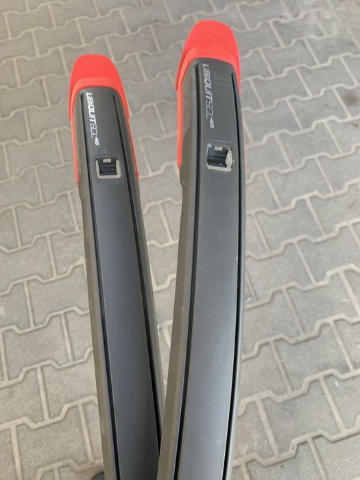 Błotniki rowerowe simpla sdl 28” 45mm szare chlapacze pełne wsporniki