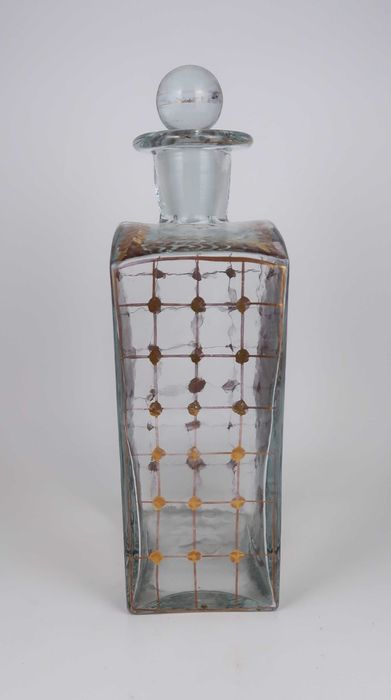 Garrafa antiga em vidro estilo D. Maria