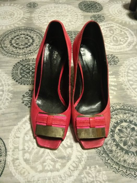 Sapatos de Salto - Pedro Martins (Vermelhos; Tamanho 36)