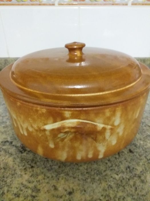 Tacho/Caçarola Em Grés Vidrado