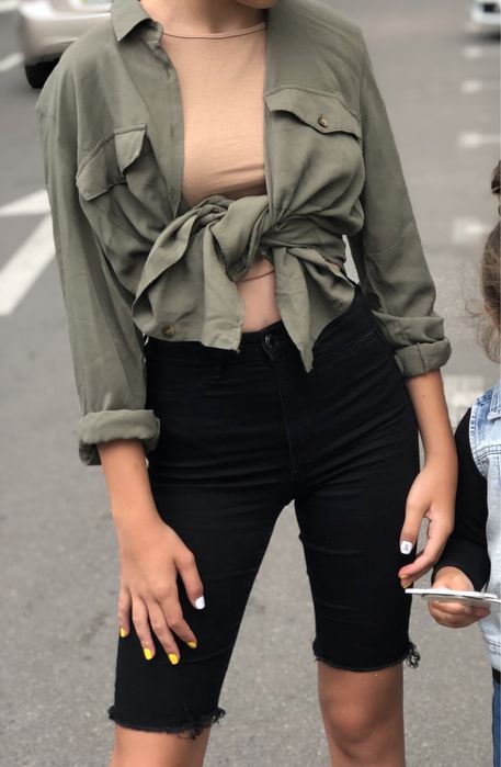 рубашка хакі