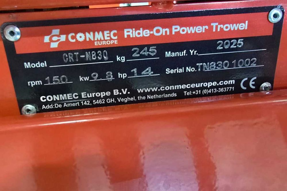 Zacieraczka Samojezdna 75  CONMEC CRTN830  Barikell Enar Kreber Nowa