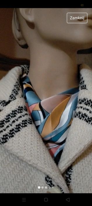 Płaszcz wełniany .rozm. S/ M  SANAKA