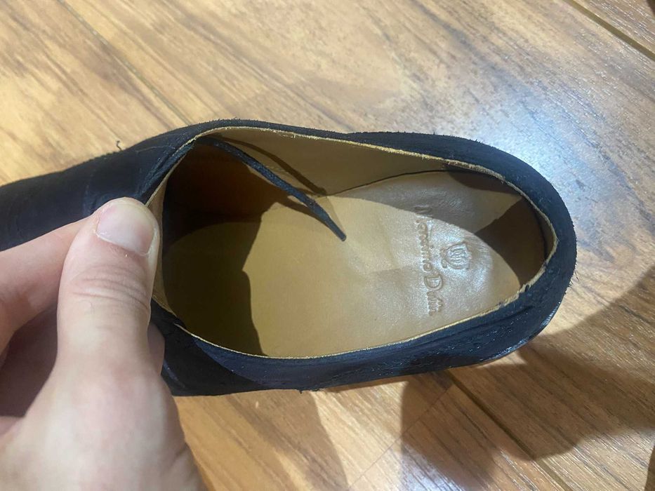 Sapatos Massimo Dutti Azul Escuro Camurça – Tamanho 43