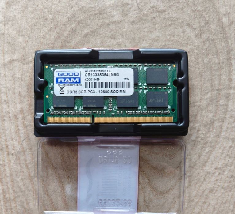 Pamięć RAM DDR3 SODIMM 8GB do laptopa – sprawna