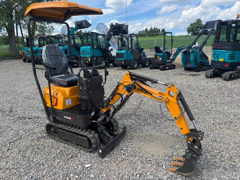 MINIKOPARKA APS KME06 – NOWA 2026 | 650 KG | RAMIĘ SKRĘTNE| Gwarancja| Wyjścia Hydrauliczne