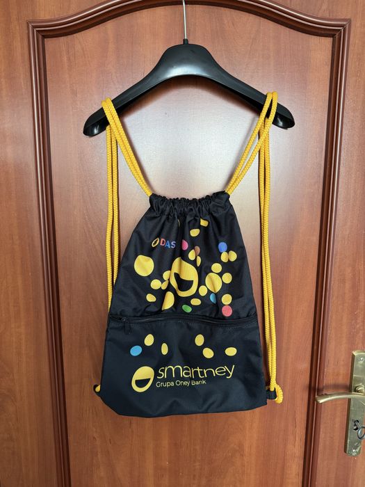 Worek z kieszenią na zamek nowy plecak