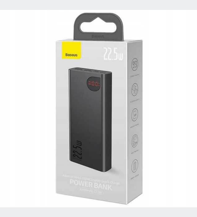 Powerbank Baseus 20'000 szybkie ładowanie