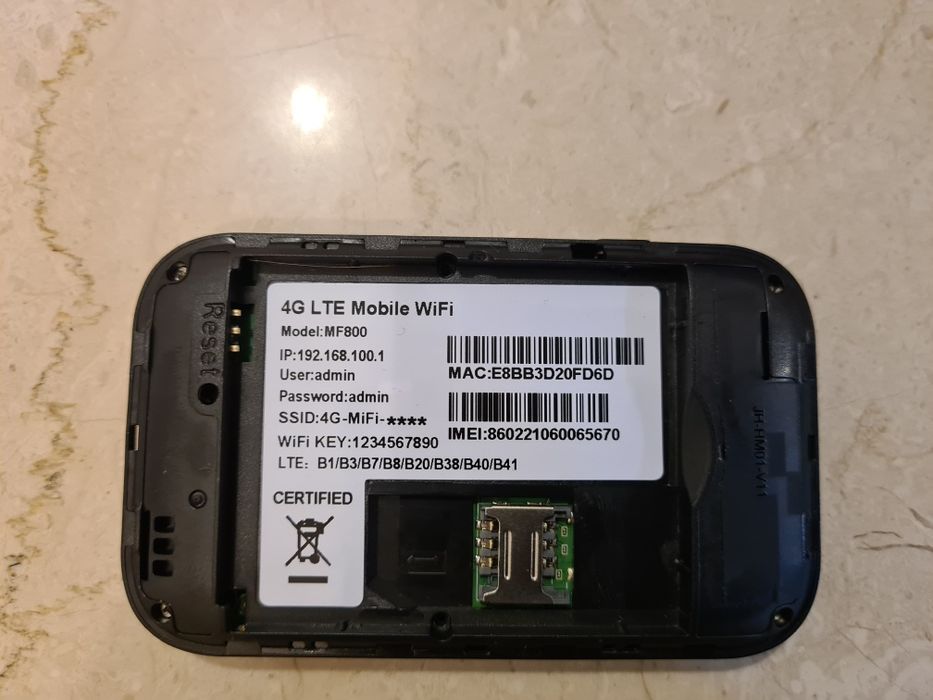 LTE 4g Новый портативный роутер MF-800E