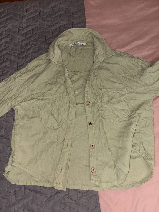 Camisa verde super prática