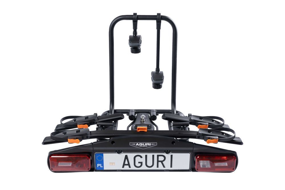Bagażnik Platforma rowerowa hak Aguri ACTIVE BIKE PRO 4 Rowery Czarny