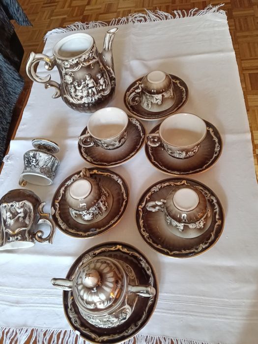 Conjunto de chá muito antigo