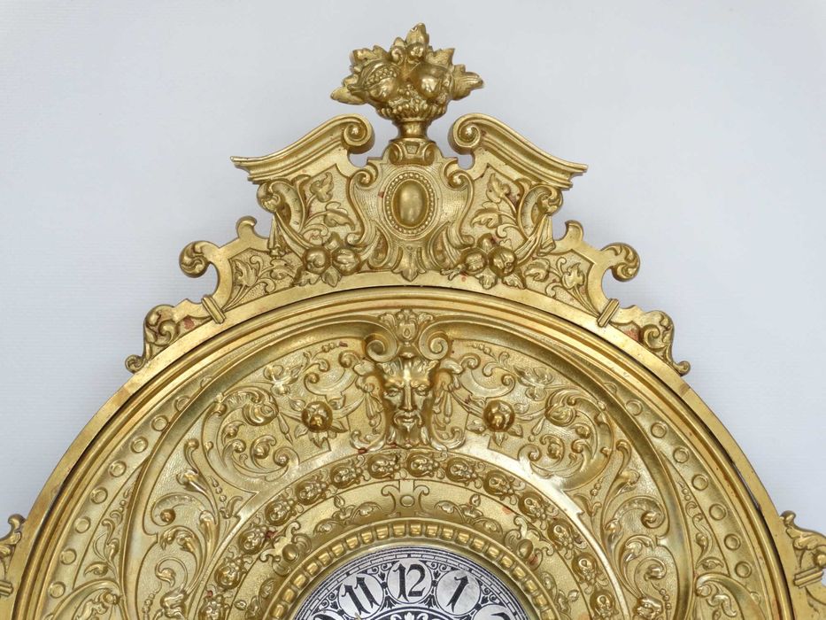 Бронзовий настінний  годинник від JF XIX ст/каминные часы