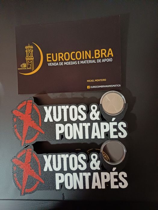Expositor para / com moeda normal dos Xutos e Pontapés