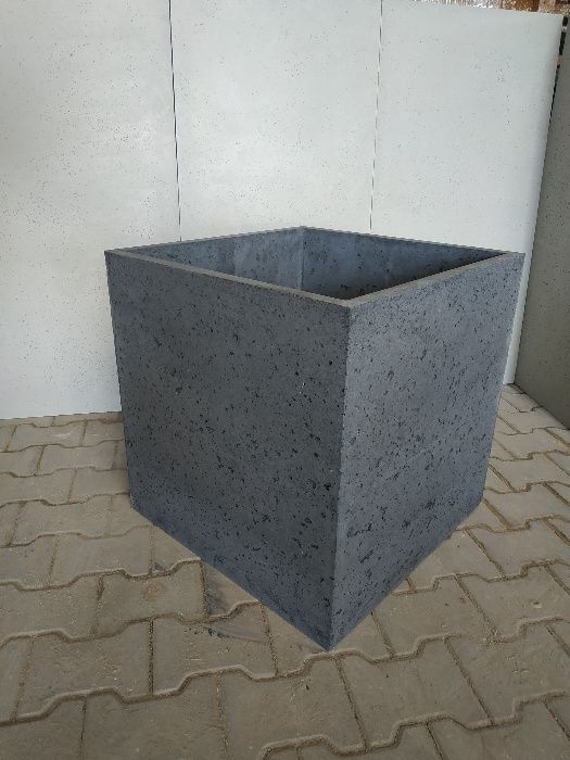 Donice Betonowe, Donice z Betonu Architektonicznego, 60x60x60 PROMOCJA