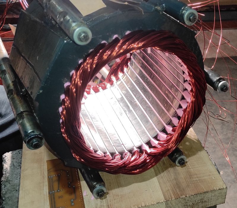 Перемотка статоров, роторов генераторов, асинхронных двигателей ...