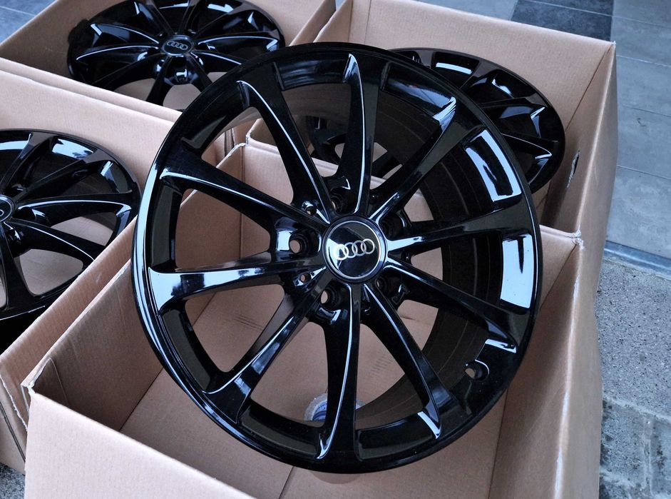 Alufelgi 17 5x112 Audi A3 A4 Q2 Q3 Seat Leon Exeo Altea Ateca Czarne !