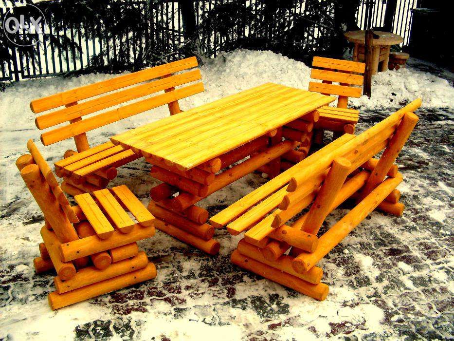 Meble ogrodowe,drewniane do lokalu baru restauracji