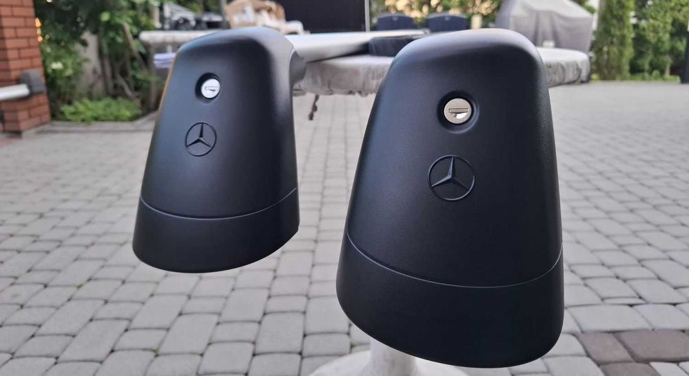 Nowy Oryginalny Bagażnik Dachowy Mercedes A W177 Belki Relingi Poprzeczki Thule