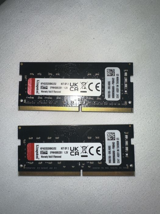 Kingston Fury Impact 32GB (2x16GB) DDR4 3200MHz SO-DIMM – Portátil