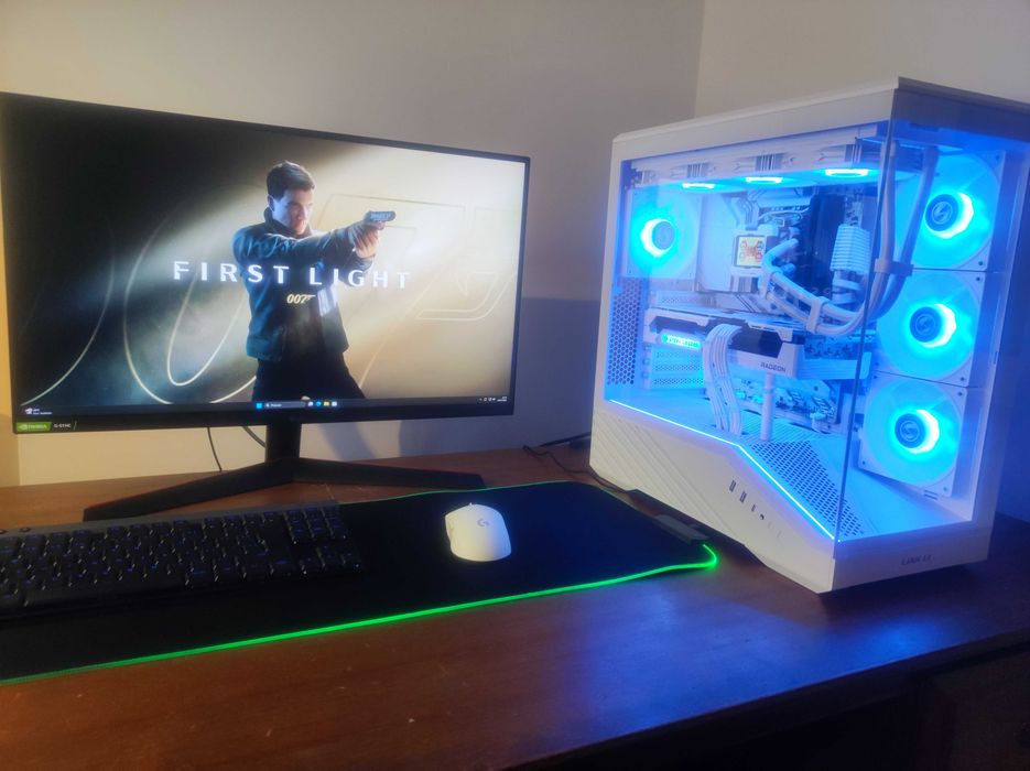 PC Gaming Ryzen 9600X • RX 9070 XT • 32GB 6000MHz • 1TB NVMe • ARGB Branco