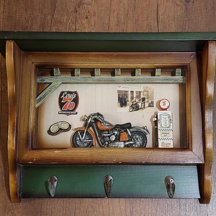 Вешалка ГЕРМАНИЯ полка ЛЕГЕНДАРНОЙ компании LOUIS мотоцикл БАЙК байкер