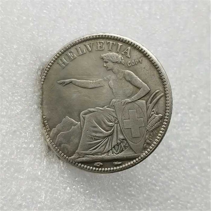 Монета 1850 Швейцарская