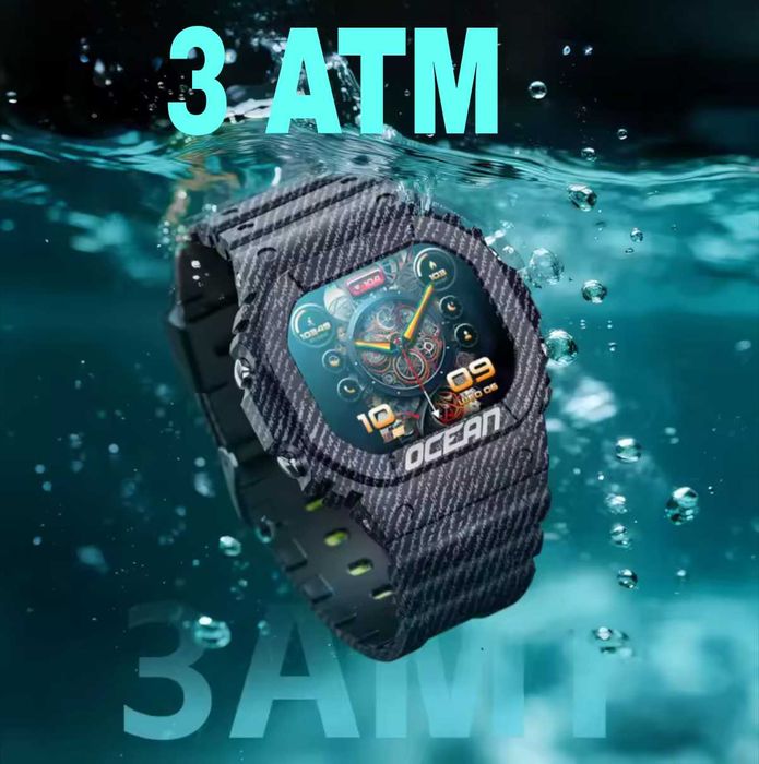 Смарт часы. LOKMAT OCEAN. NFC.Compass.1000mAh.3D-меню.LED-фонарик.