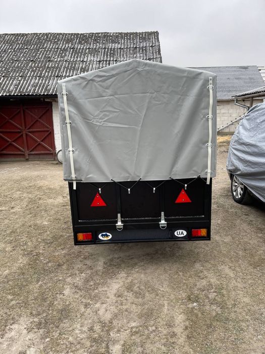 Причеп до автомобіля, саморобний усилений, з документами на власника!