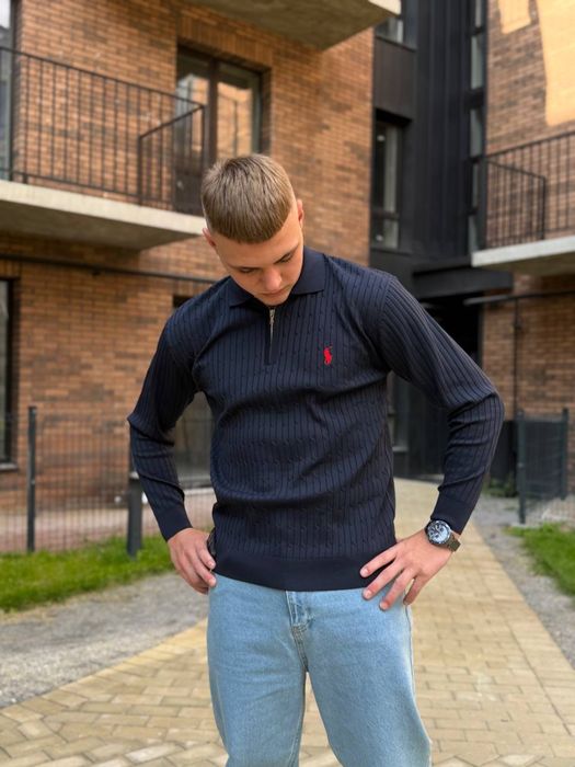 1/3 Zip polo Ralph  Laurent  з ковміром