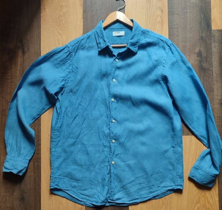 Мужская льнана рубашка