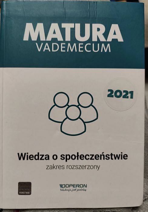 Matura Vademecum WOS 2021 Operon rozszerzony podręcznik