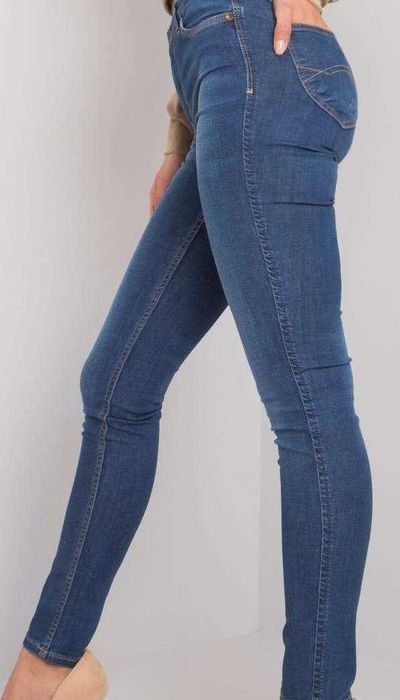 Niebieskie spodnie dżinsowe skinny, 27/32, 28/32, 29/32, nowe
