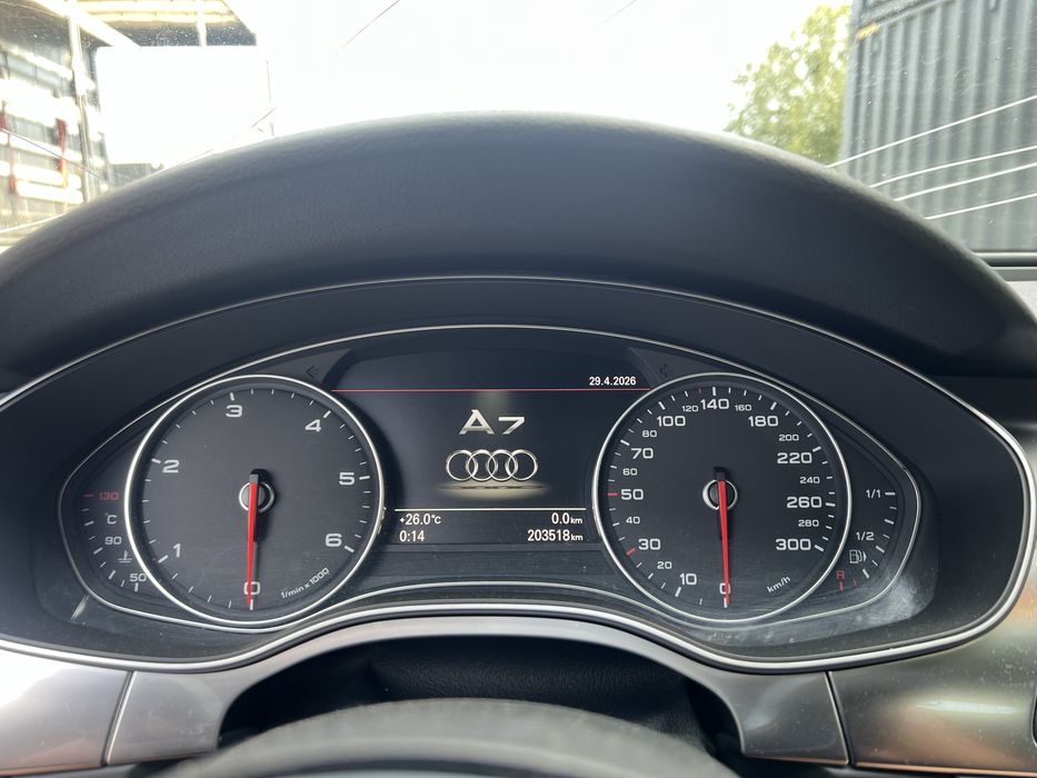 AUDI A7, 2013, biturbo, 200 000 km