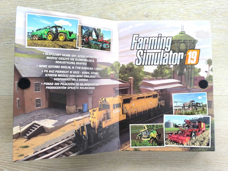Farming Simulator 19 [PC] (POLSKA WERSJA) + 2x Kolekcjonerska Mapa / Plakat