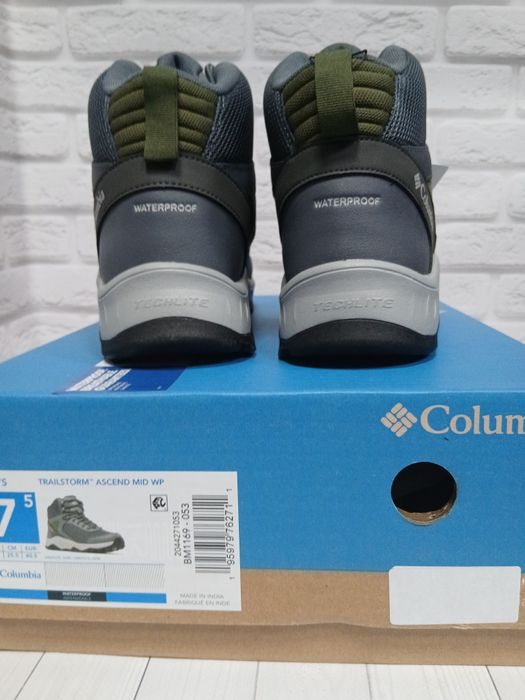 Трекінгові зимові кросівки Columbia  Ascend Mid Wp 2044271 Сірий