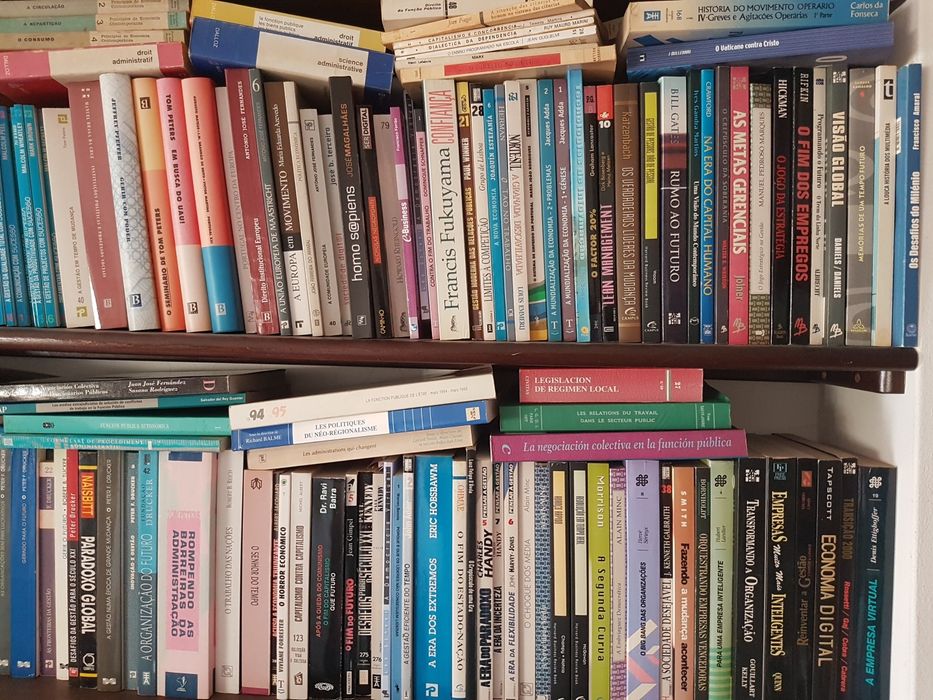 Colecção cerca 200 livros Administração Pública.  Economia. Regionaliz