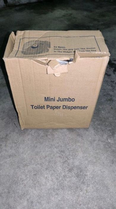 Suporte Novo Papel Higiénico Mini Jumbo