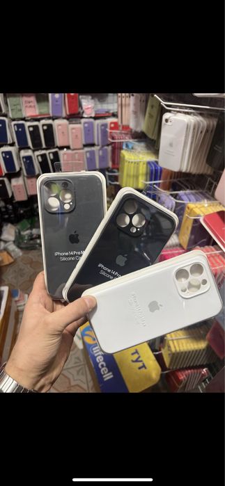 Чехол для iphone 14 pro max и другие модели silicone case