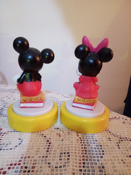 Candeeiros presença, infantil. Minnie & Mickey Disney  (a pilhas)