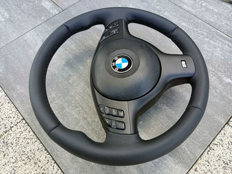 Kierownica Mpakiet BMW E46 E39 X5 E53 E38 polift jak nowa obszyta