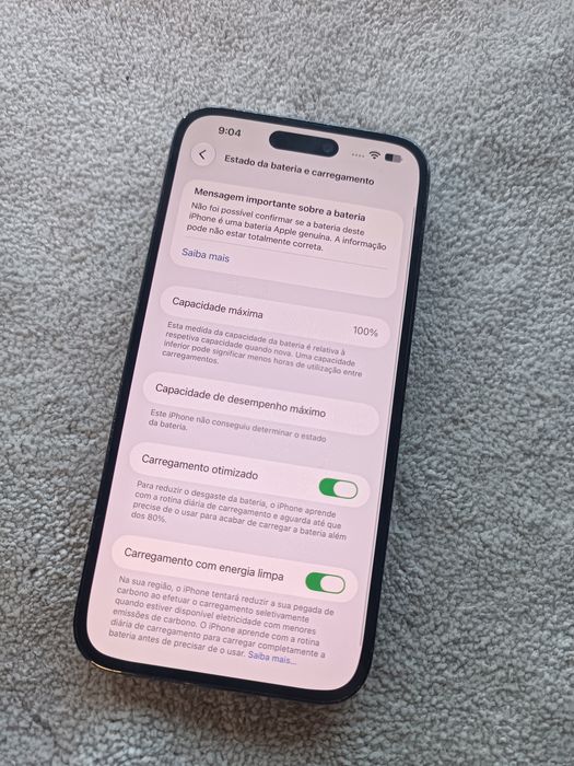 iPhone 14 ProMax Bateria 100% AceitoRetomas