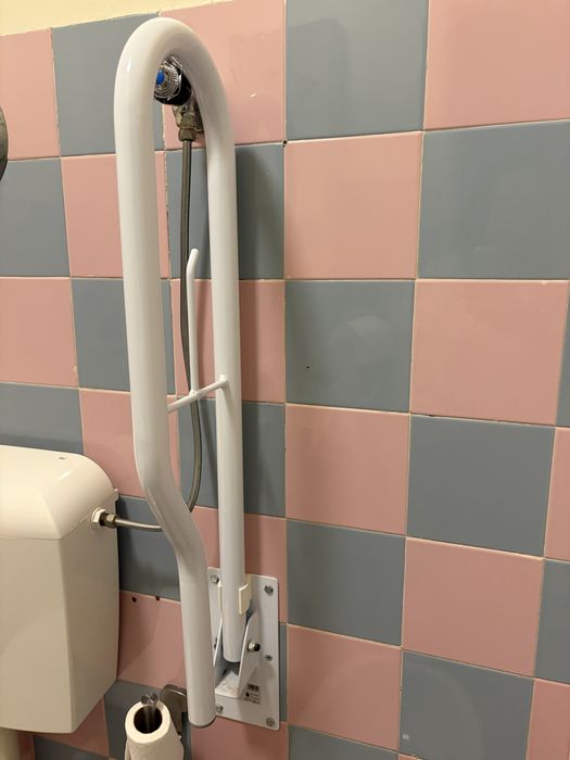 Barra WC Rebatível Apoio de Banho