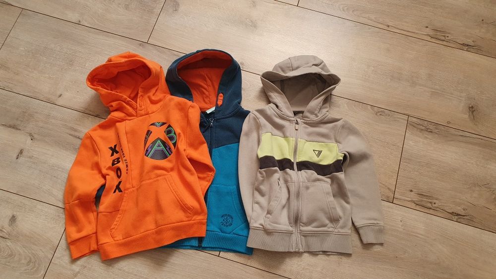 Bluzy chłopięce r.116 3 szt.