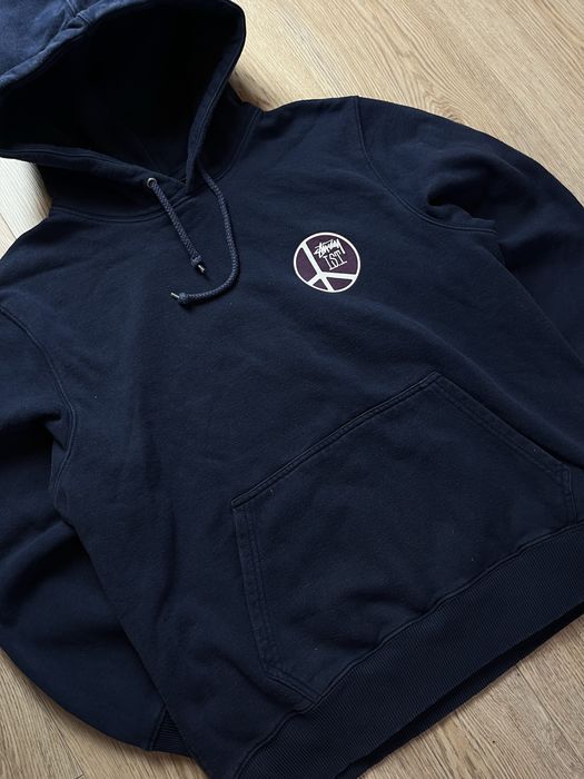 Stüssy IST Big logo Męska S Bluza z kapturem Hoodie Rap Skate
