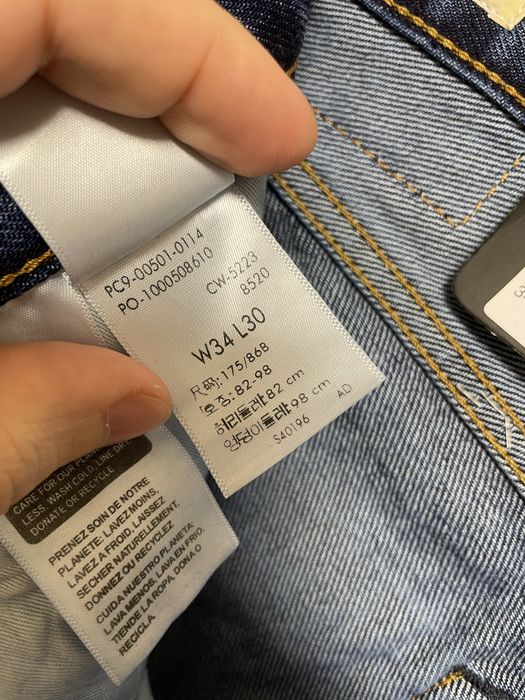 Джинсы Levis 501 размер W 34 L 30
