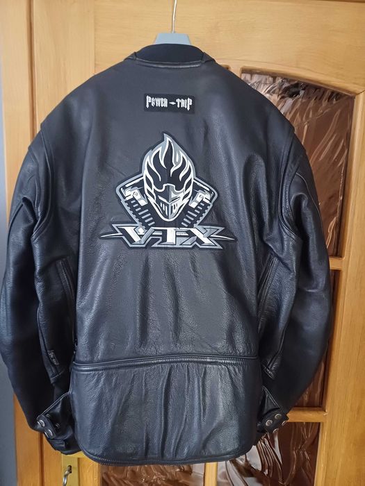 Kurtka  VTX czarna skóra