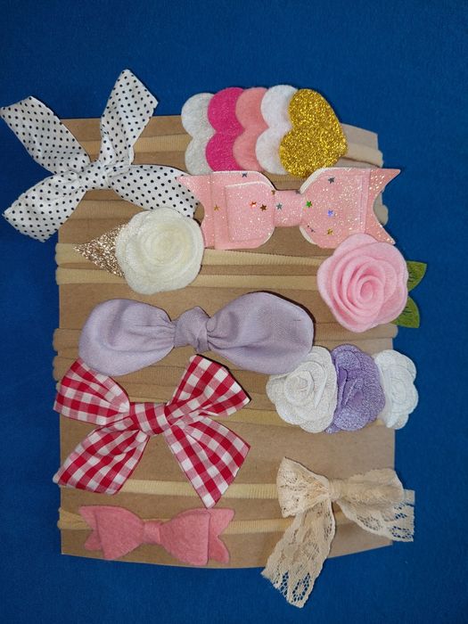 Opaski bezuciskowe NOWE hand made, zestaw 10 szt.