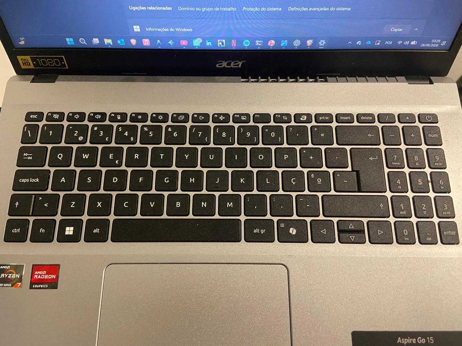 Acer Aspire Go 15 Ryzen 7 16GB 1TB Garantia até Agosto 2027