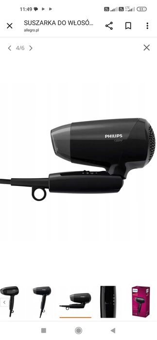 Suszarka do włosów Philips